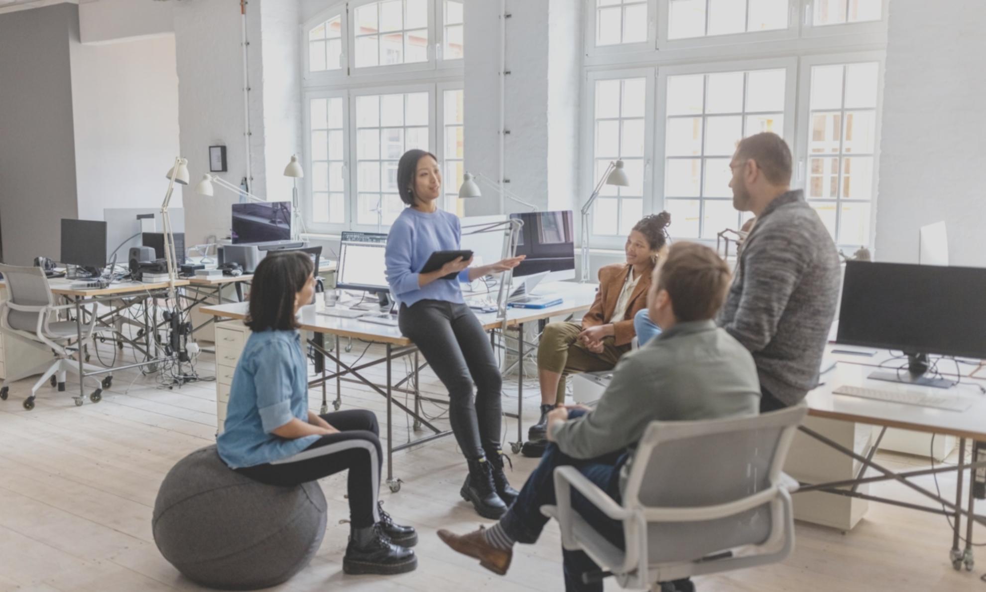 Gruppenarbeit in einem Online-Workshop